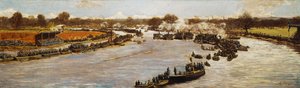 La gara di canottaggio Oxford e Cambridge, 1879, 1880 da James Macbeth
