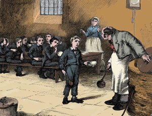 Scena da Oliver Twist di Charles Dickens, 1836 da James Mahoney