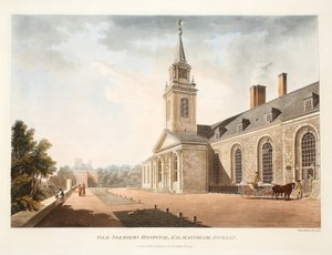 Ospedale dei vecchi soldati, Kilmainham, Dublino, 1794 da James Malton