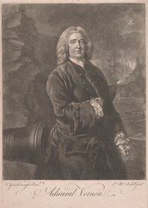 Ammiraglio Edward Vernon da James McArdell