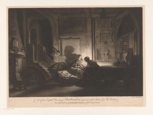 Sacra famiglia di sera