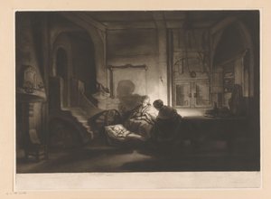 Sacra famiglia di sera