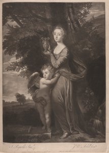 Miss Gravile (Frances Anne Greville e suo fratello come "Ebe e Cupido")