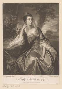 Ritratto di Anne Fortescue da James McArdell