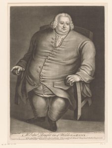 Ritratto di Edward Bright da James McArdell