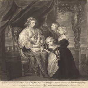 La famiglia Gerbier da James McArdell after Sir Peter Paul Rubens