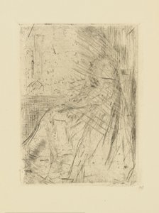 Impressioni da lastre cancellate di Whistler - Maude, seduta da James Abbott McNeill Whistler