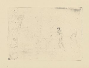 Impressioni da lastre cancellate di Whistler - Due figure da James Abbott McNeill Whistler