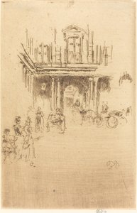 Un angolo del Palais Royal da James Abbott McNeill Whistler