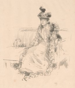 Una signora seduta da James Abbott McNeill Whistler