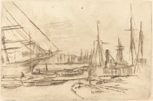 Uno schizzo da Billingsgate da James Abbott McNeill Whistler