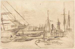 Uno schizzo da Billingsgate da James McNeill Whistler