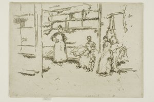 Dopo la Vendita, Scambio di Vestiti, Houndsditch da James Abbott McNeill Whistler