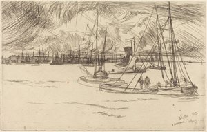 Amsterdam dal Tolhuis da James McNeill Whistler