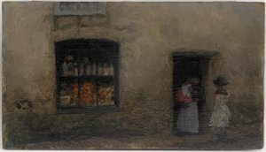 Una nota arancione: Negozio di dolci da James Abbott McNeill Whistler