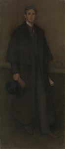 Disposizione in colore carne e marrone: Ritratto di Arthur Jerome Eddy da James McNeill Whistler
