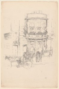 Retro del Teatro Gaiety da James Abbott McNeill Whistler