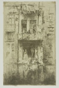 Balcone, Amsterdam da James Abbott McNeill Whistler