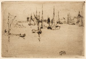 Chiatte, Dordrecht da James Abbott McNeill Whistler