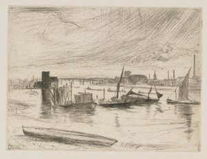 Alba a Battersea (Cadogan Pier) da James Abbott McNeill Whistler