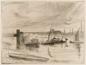 Alba a Battersea (Cadogan Pier) da James Abbott McNeill Whistler