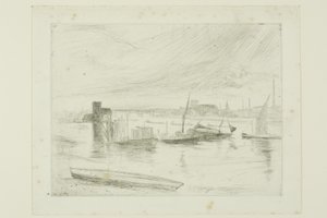 Alba a Battersea (Cadogan Pier) da James Abbott McNeill Whistler