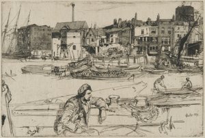 Black Lion Wharf da James Abbott McNeill Whistler