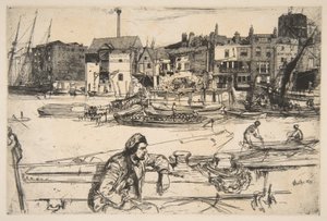 Black Lion Wharf da James McNeill Whistler