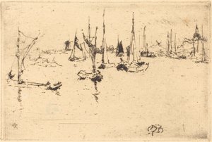 Barche, Dordrecht da James Abbott McNeill Whistler