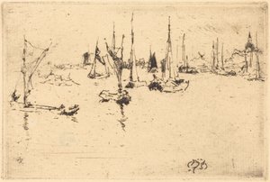 Barche, Dordrecht da James McNeill Whistler