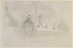 Brasserie a Magonza da James Abbott McNeill Whistler