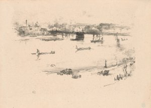 Ponte ferroviario di Charing Cross da James Abbott McNeill Whistler