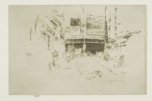 Scambio di vestiti, Houndsditch, No. 1 da James Abbott McNeill Whistler
