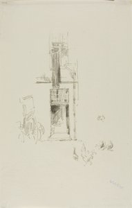 Galli e galline, Hôtel Colbert da James Abbott McNeill Whistler