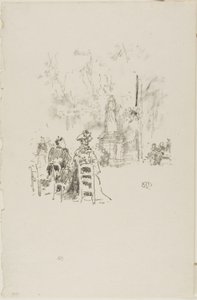 Conversazione sotto la statua, Giardini del Lussemburgo