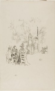 Conversazione sotto la statua, Giardini del Lussemburgo