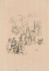 Conversazione sotto la statua, Giardini del Lussemburgo