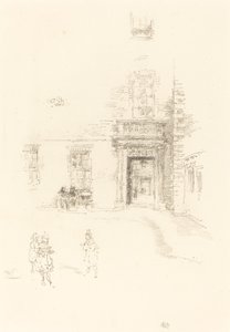 Cortile, Ospedale di Chelsea da James Abbott McNeill Whistler