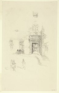 Cortile, Chelsea Hospital da James Abbott McNeill Whistler