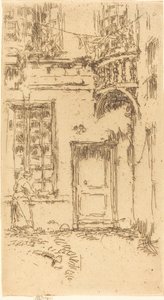 Cortile, Rue P.L. Courier da James Abbott McNeill Whistler