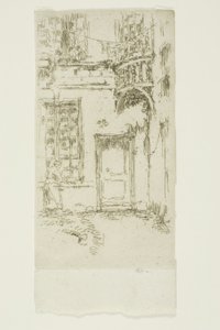 Cortile, Rue P. L. Courier, Tours da James Abbott McNeill Whistler