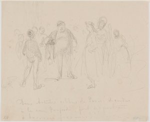 Due artisti celebri di Parigi da James Abbott McNeill Whistler