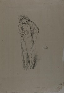 Figura drappeggiata, in piedi da James Abbott McNeill Whistler