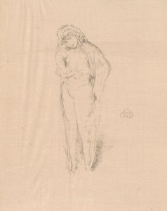 Figura drappeggiata, in piedi da James Abbott McNeill Whistler