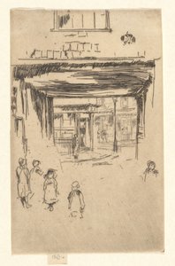Drury Lane, dalla Seconda Serie di Venezia (Una Serie di Ventisei Incisioni) da James Abbott McNeill Whistler