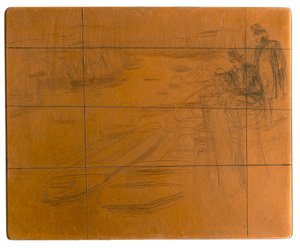 Lastra per incisione: La piccola piscina da James Abbott McNeill Whistler