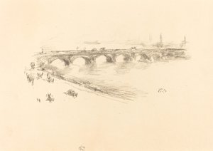 Sera, Little Waterloo Bridge da James Abbott McNeill Whistler
