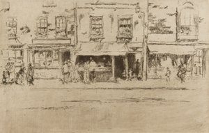 Negozio di pesce, Chelsea da James Abbott McNeill Whistler