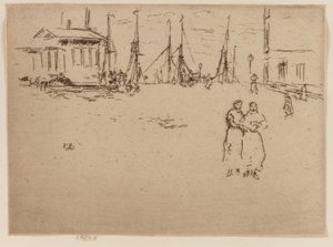 Molo di Pesca, Ostenda da James Abbott McNeill Whistler
