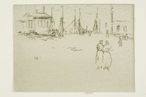 Molo di Pesca, Ostenda da James Abbott McNeill Whistler